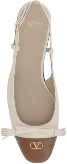 Valentino Garavani Slingback Ballerina`s met Strik
