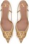 Valentino Garavani Elegante Slingback Pumps Beige Dames - Thumbnail 6