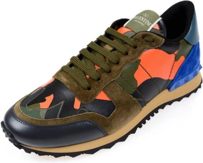 Valentino Garavani Rockrunner Sneakers Groen Heren