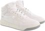 Valentino Garavani One Stud Mid-Top Sneakers White Heren - Thumbnail 3