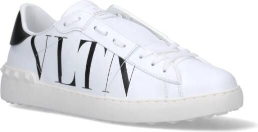 Valentino Garavani Witte lage sneakers voor heren Wit Heren