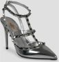 Valentino Garavani Rockstud Hakken Herfst-Winter 2024 Vrouwen Gray Dames - Thumbnail 7
