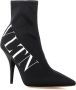 Valentino Garavani Stijlvolle Enkellaarzen Black Dames - Thumbnail 2