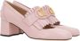 Valentino Garavani Roze franje platte schoenen met blokhak Pink Dames - Thumbnail 2