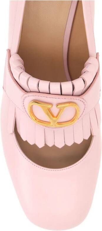 Valentino Garavani Stijlvolle Pumps met Uniek Ontwerp Pink Dames