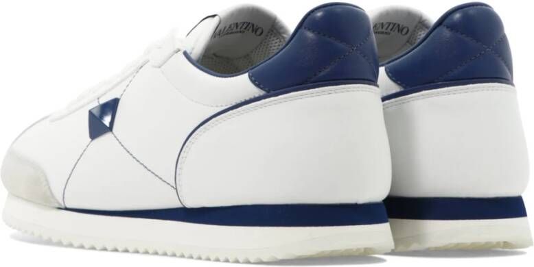 Valentino Garavani Stud Around Leren Sneakers White Heren
