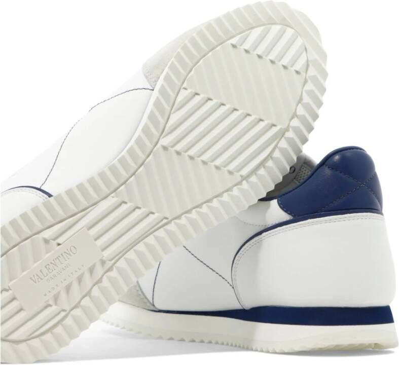 Valentino Garavani Stud Around Leren Sneakers White Heren