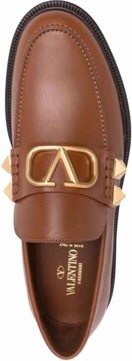 Valentino Garavani Stud Sign leren loafers