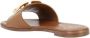 Valentino Garavani Bruin Leren Platte Sandalen Brown Dames - Thumbnail 3