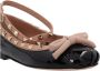 Valentino Garavani Loafers Ballerina Rockstud in zwart - Thumbnail 5