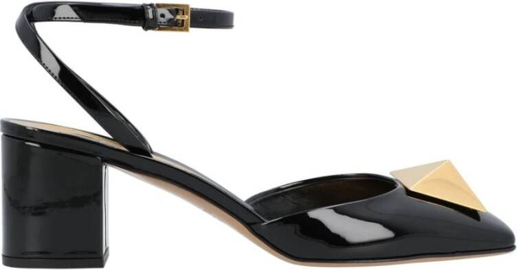Valentino Garavani Studded Enkelband Blokhak Pumps