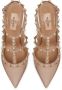 Valentino Garavani Studded Heel Enkelband Pumps Pink Dames - Thumbnail 3