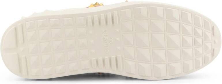 Valentino Garavani Studded Lace-Up Sneakers Made in Italy