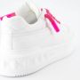Valentino Garavani Studded Lace-Up Sneakers White Heren - Thumbnail 6