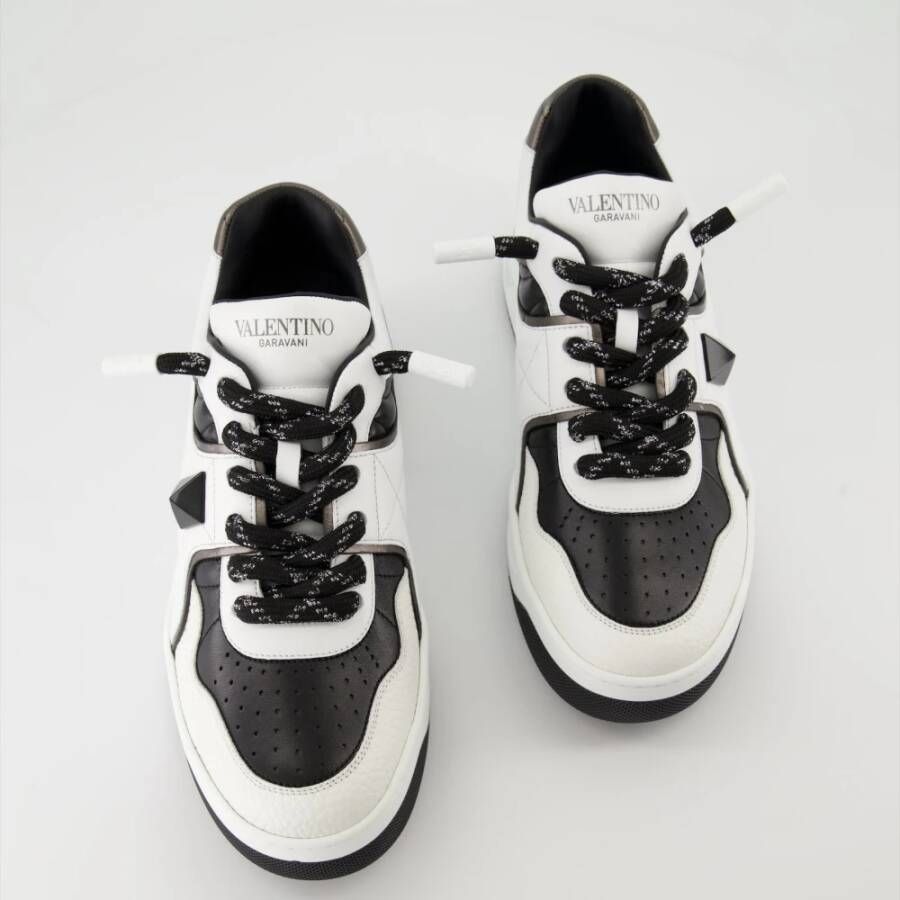 Valentino Garavani Studded Leather Basket Sneakers