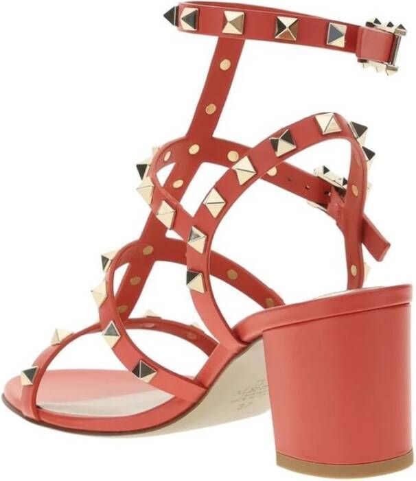Valentino Garavani Studded Leren Lage Hak Sandalen