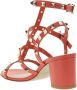 Valentino Garavani Studded Leren Lage Hak Sandalen - Thumbnail 2