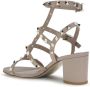 Valentino Garavani Studded Leren Sandalen met Dikke Hak - Thumbnail 2