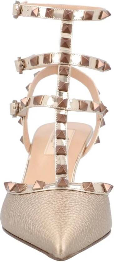 Valentino Garavani Studded Leren Slingback Pumps Multicolor