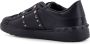 Valentino Garavani Studded Leren Sneakers Black Heren - Thumbnail 4