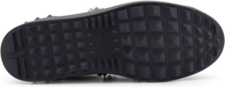 Valentino Garavani Studded Leren Sneakers Black Heren