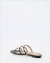 Valentino Garavani Zwarte leren Rockstud sandalen Black Dames - Thumbnail 16