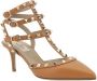 Valentino Garavani Studded leren enkelband hakken Black Dames - Thumbnail 16