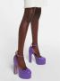 Valentino Garavani Elektrisch Violet Platform Pumps Purple Dames - Thumbnail 7