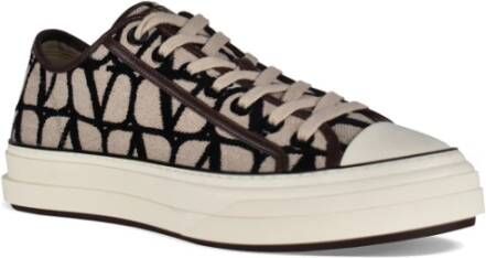 Valentino Garavani Totaloop Lage Sneakers Beige Heren