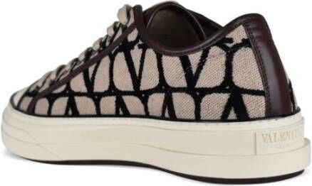 Valentino Garavani Totaloop Lage Sneakers Beige Heren