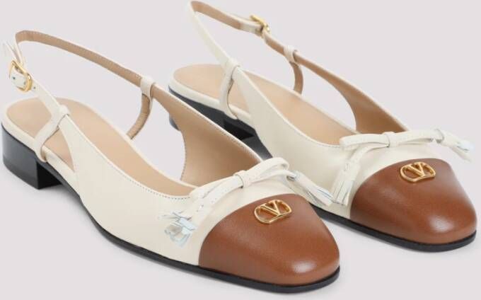 Valentino Garavani Valet Du Roi Slingback Ballerina`s
