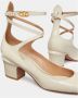 Valentino Garavani Verstelbare Band Leren Pumps Licht Ivoor - Thumbnail 2
