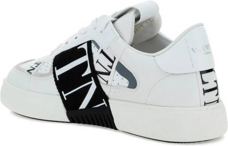 Valentino Garavani Vlnt Leren Sneakers White Heren