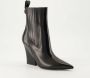 Valentino Garavani VLogo Beatles Laarzen Zwart Leer Black Dames - Thumbnail 3