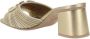 Valentino Garavani VLogo Leren Sandalen met Chunky Hak Yellow Dames - Thumbnail 3