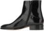 Valentino Garavani Vlogo Plaque Almond Toe Enkellaarsjes - Thumbnail 2