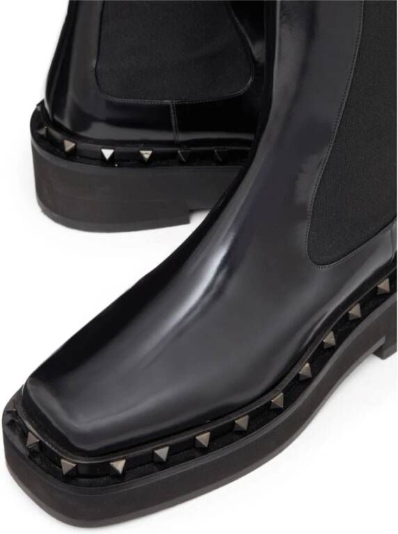 Valentino Garavani Vlogo Signature Kalfsleren Laars 70mm