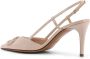 Valentino Garavani VLogo Signature Slingback Hakken Beige Dames - Thumbnail 3