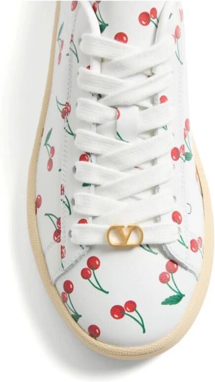 Valentino Garavani Witte Cherry Print Sneakers