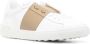 Valentino Garavani Witte leren lage sneakers met beige zijstrepen White Heren - Thumbnail 2