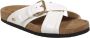 Valentino Garavani Witte Leren Platte Sandalen Elegante Stijl White Dames - Thumbnail 7