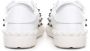 Valentino Garavani Witte Leren Sneakers met Stud Details White Heren - Thumbnail 5