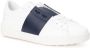Valentino Garavani Lamé Logo Leren Veterschoenen White Heren - Thumbnail 9