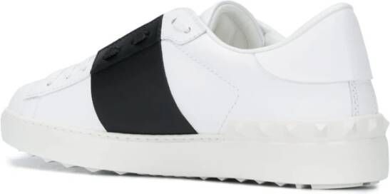 Valentino Garavani Witte Open Colour-Block Sneakers Wit Heren