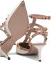 Valentino Garavani Witte Pumps met Cabochon Stenen - Thumbnail 2