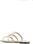 Valentino Garavani Witte Rockstud Leren Sandalen White Dames - Thumbnail 3
