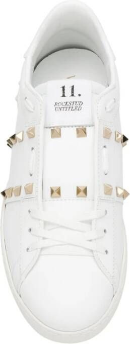 Valentino Garavani Rockstud Untitled Sneakers White Heren