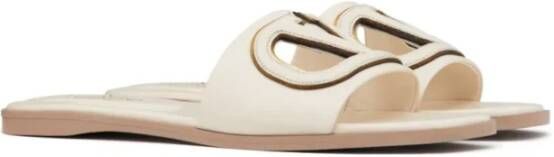 Valentino Garavani Witte VLogo Signature Sandalen White Dames