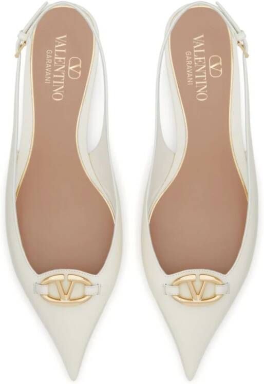 Valentino Garavani Witte Hakken Sandalen White Dames