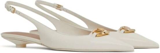 Valentino Garavani Witte Hakken Sandalen White Dames